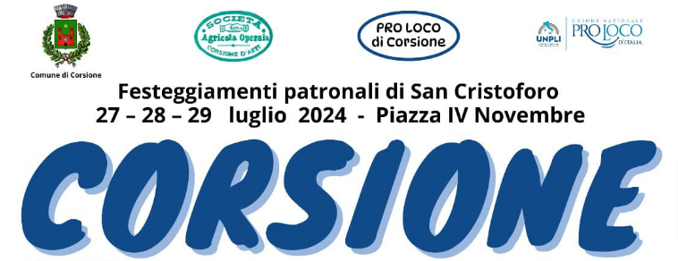 Festeggiamenti patronali Corsione 2024 (copertina)